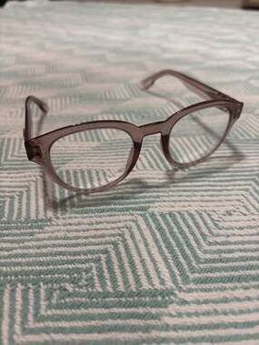 Dior DiorSignature O S1U Round Pink Translucent Eyeglasses with Case